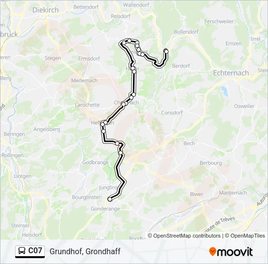 C07 Bus Line Map