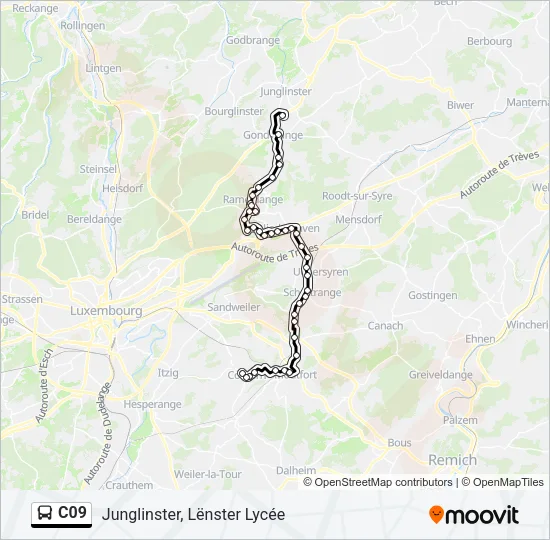 C09 Bus Line Map