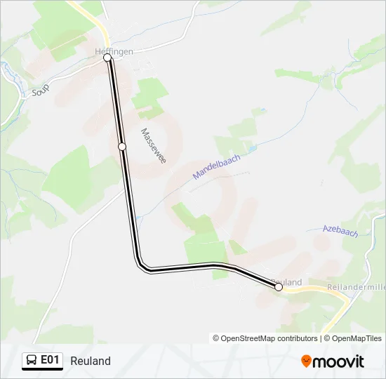 E01 Bus Line Map