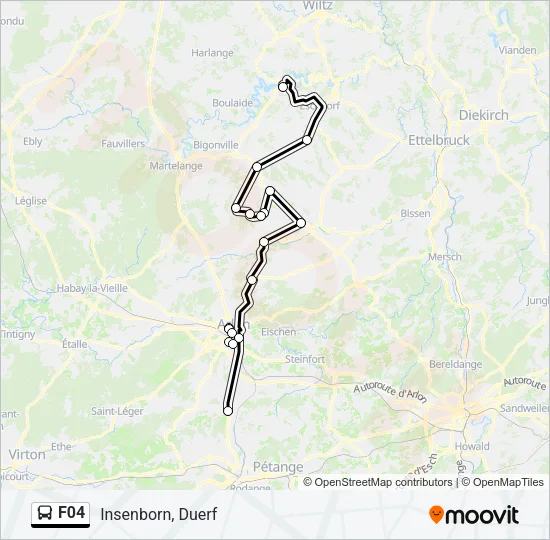 F04 Bus Line Map