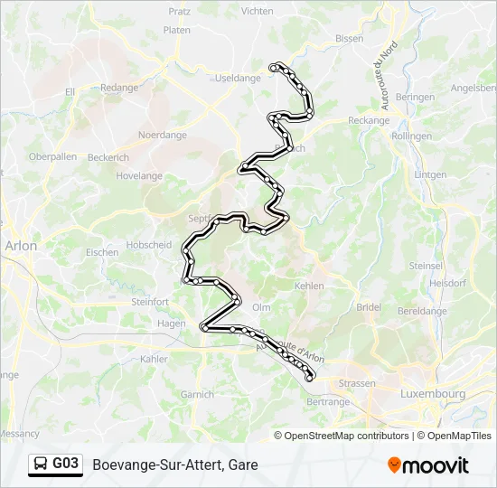 G03 Bus Line Map