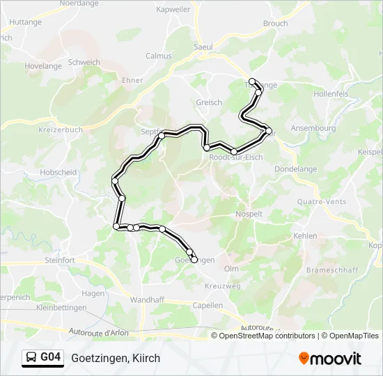 G04 Bus Line Map