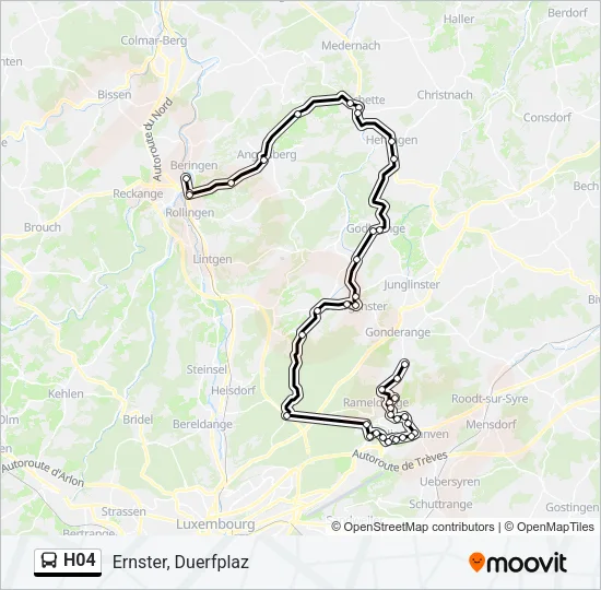 H04 Bus Line Map