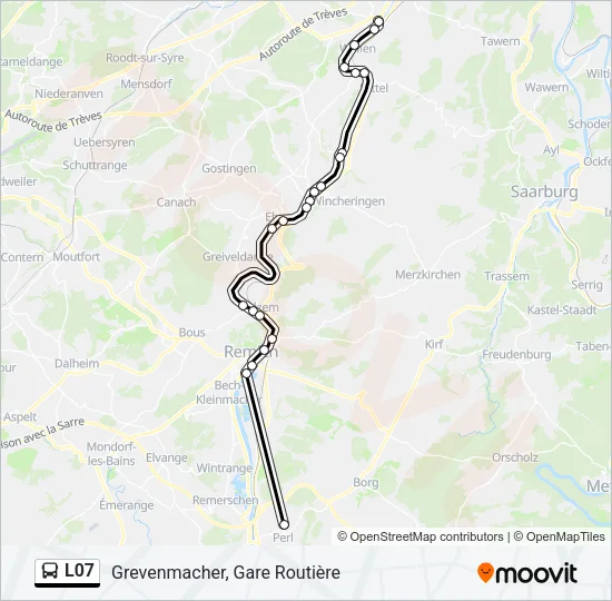 L07 Bus Line Map