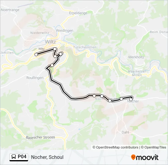 P04 Bus Line Map