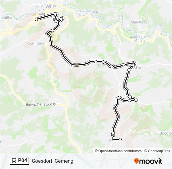 P04 Bus Line Map