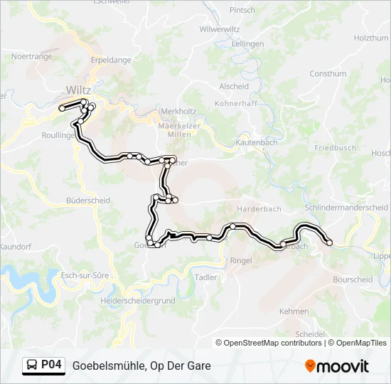 P04 Bus Line Map