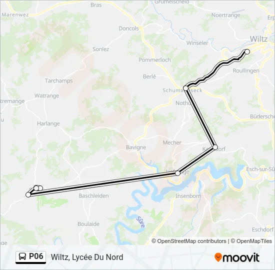 P06 Bus Line Map