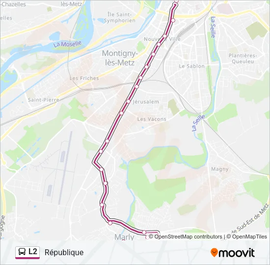 L2 Bus Line Map