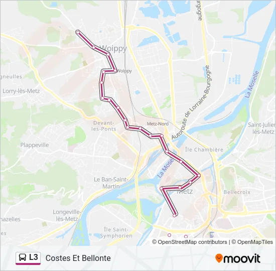 L3 Bus Line Map