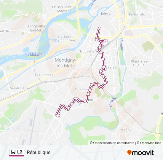 L3 Bus Line Map