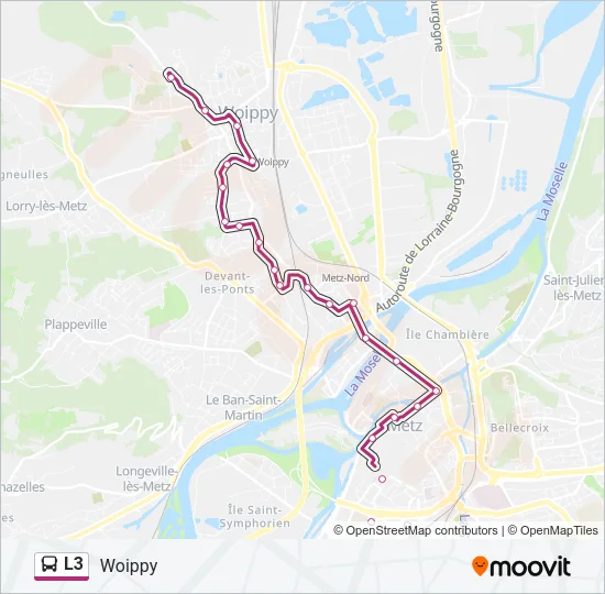 L3 Bus Line Map