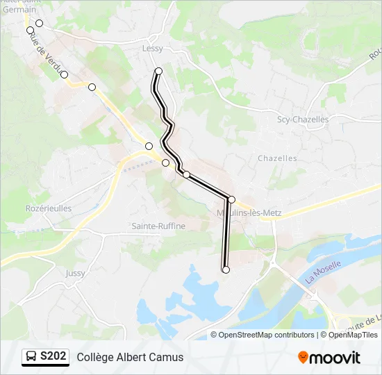 S202 Bus Line Map