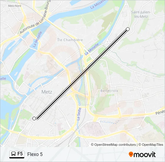 F5 Bus Line Map
