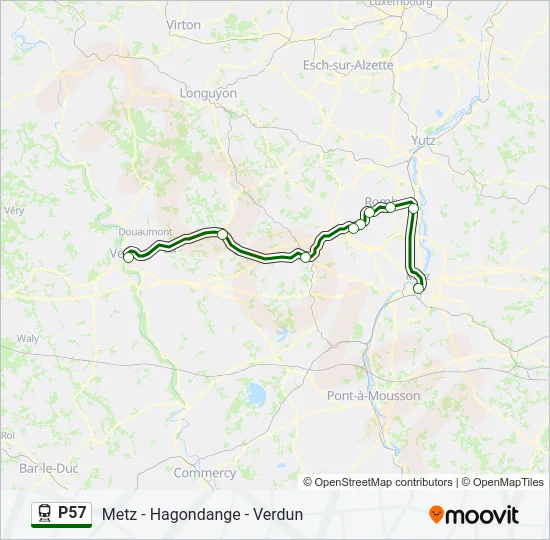 P57 Train Line Map