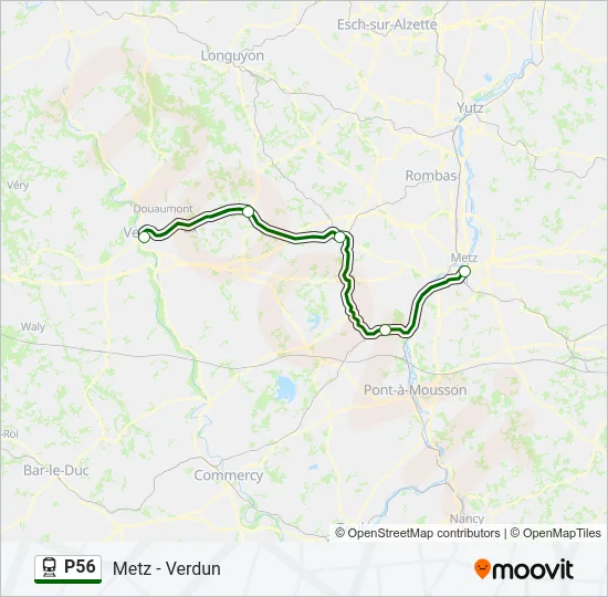 P56 Train Line Map