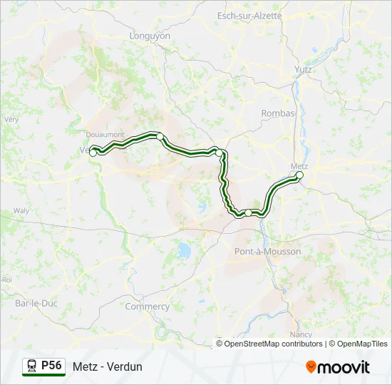 P56 Train Line Map