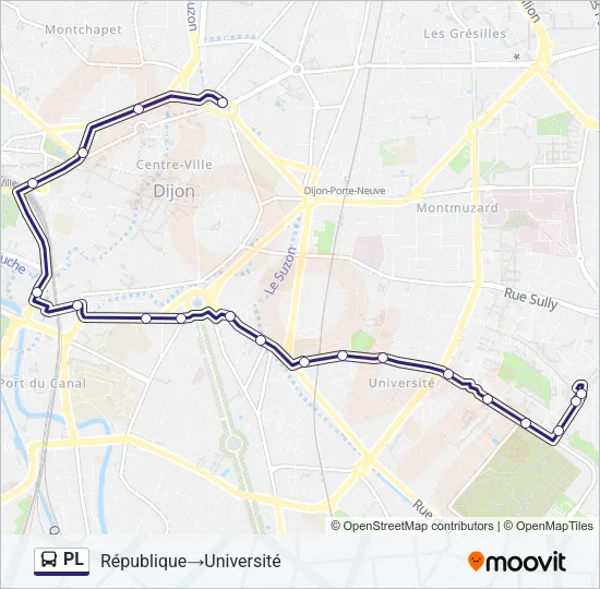 PL Bus Line Map
