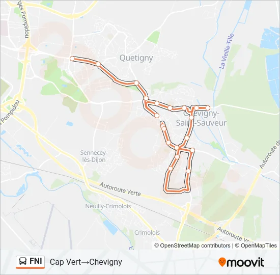 FNI Bus Line Map