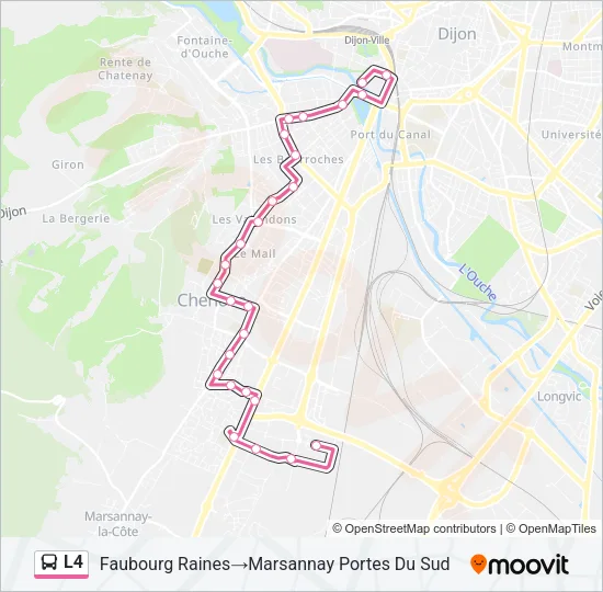 L4 Bus Line Map