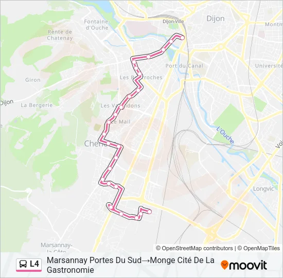L4 Bus Line Map