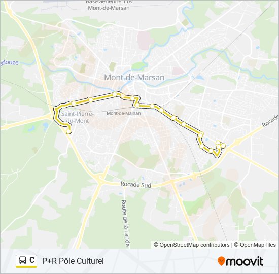 C Bus Line Map