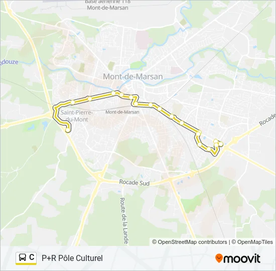 C Bus Line Map