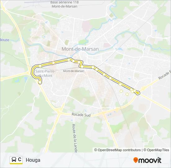 C Bus Line Map