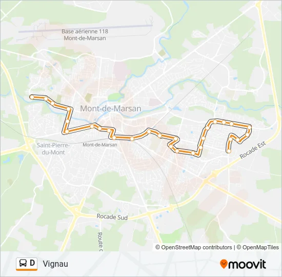 D Bus Line Map