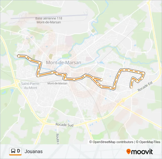 D Bus Line Map