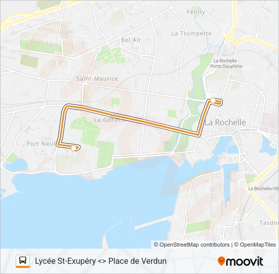 300 Bus Line Map