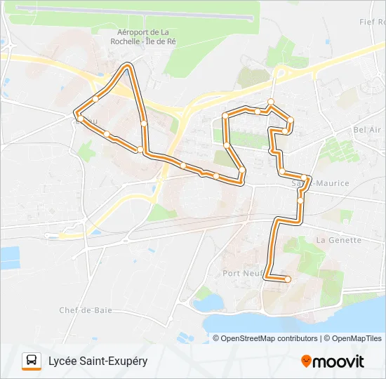 302 Bus Line Map