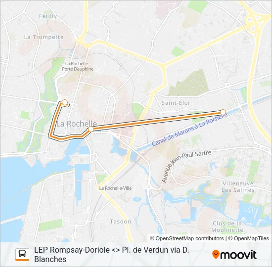 310 Bus Line Map