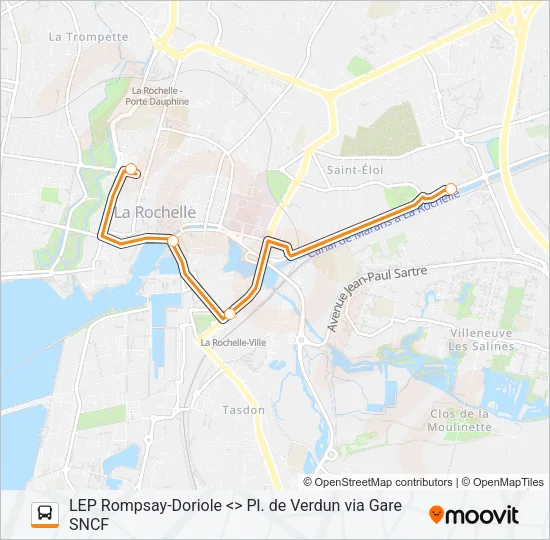 311 Bus Line Map
