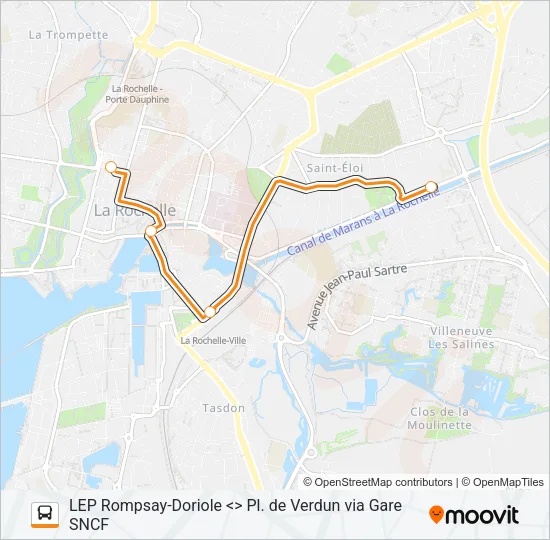 311 Bus Line Map