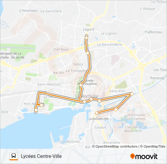392 Bus Line Map