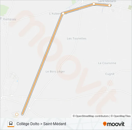 256 Bus Line Map