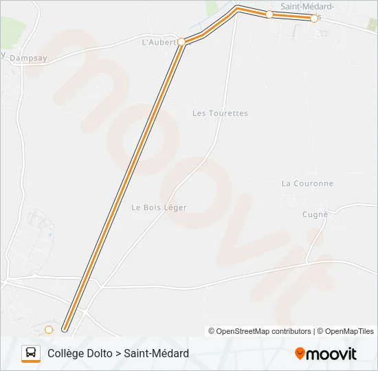 256 Bus Line Map