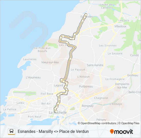 12 Bus Line Map