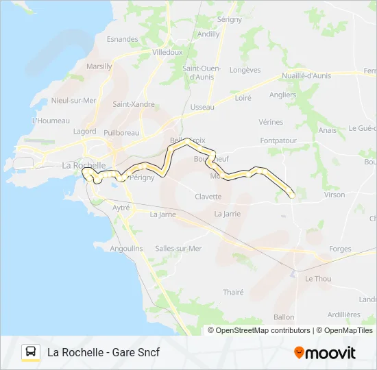 17 Bus Line Map