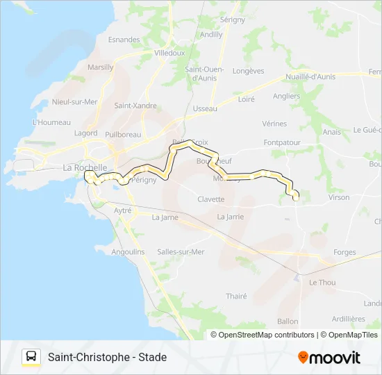 17 Bus Line Map