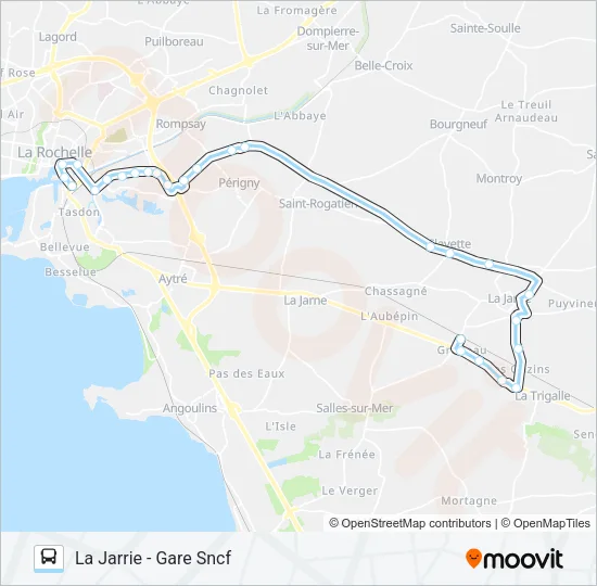 18 Bus Line Map