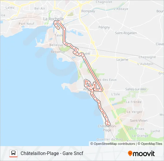 20 Bus Line Map