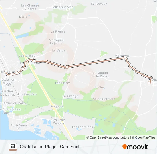 21 Bus Line Map