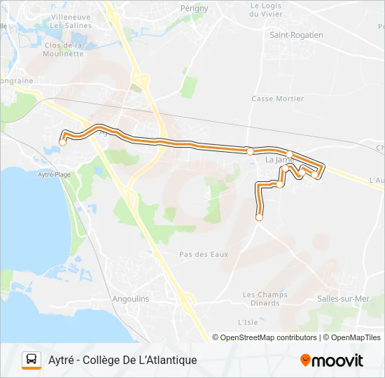 262 Bus Line Map