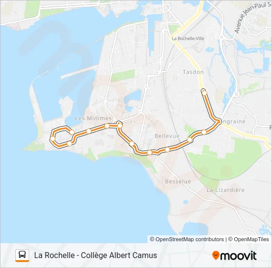 232 Bus Line Map