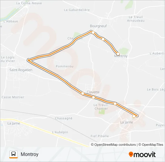 252 Bus Line Map