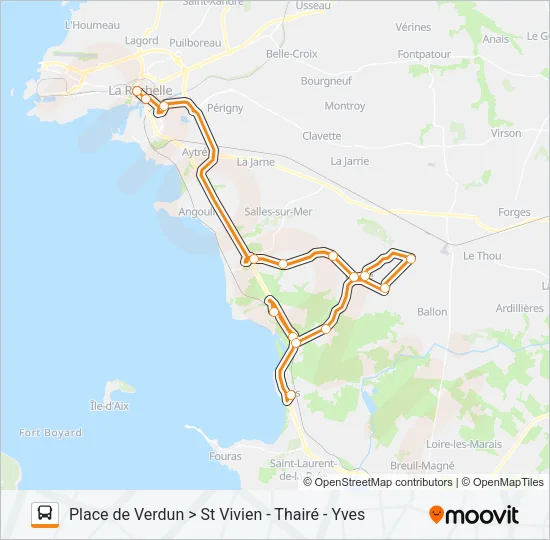 343 Bus Line Map