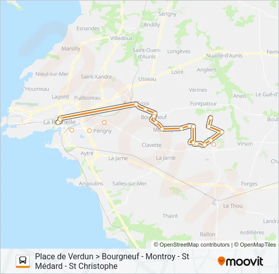 344 Bus Line Map