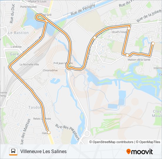 231 bus Line Map